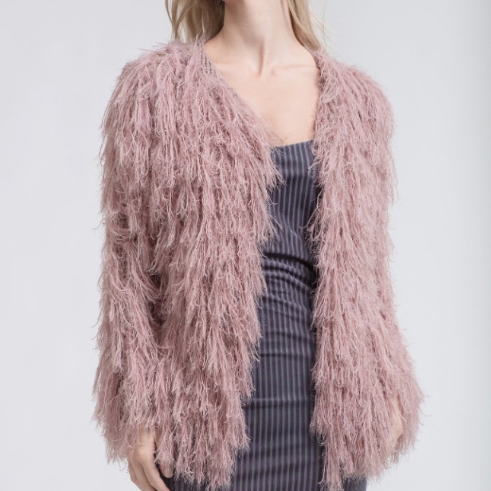JOA FRINGE CARDIGAN